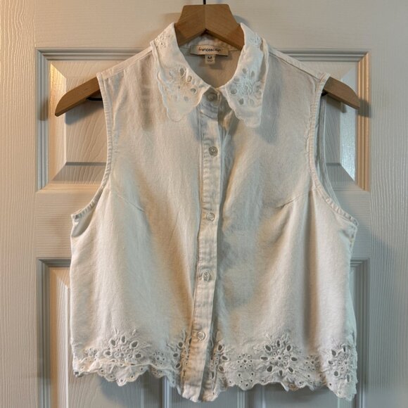 Francesca's Linen Top - Picture 1 of 3